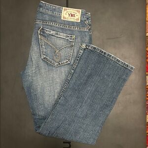 YMI Women's Classic Blue Boot Cut Jeans